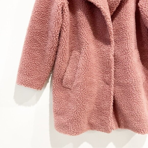 Abercrombie & Fitch Teddy Long Coat Jacket - Picture 8 of 15
